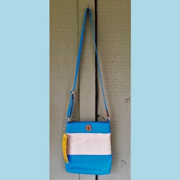 NWT TORY BURCH Pierson Coated Canvas Crossbody Bag - Picture 3 of 8